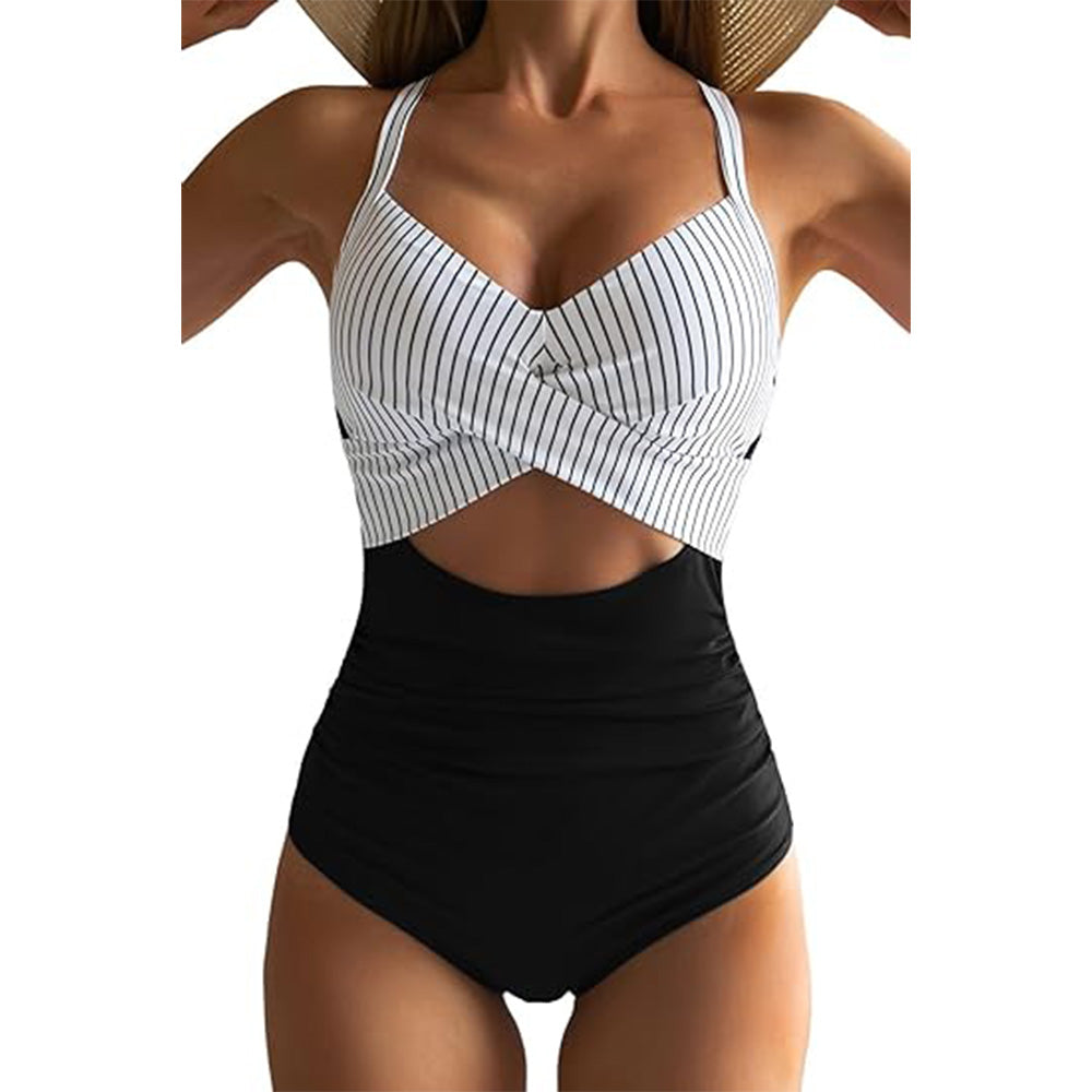 🔥Bombshell Beach Alert! Tummy Control Swimsuit w/ Sexy Cutouts✨ High Waisted One Piece💦 Wrap Tie Back | TikTok’s Obsession 🔥Bombshell Beach Alert! Tummy Control Swimsuit w/ Sexy Cutouts✨ High Waisted One Piece💦 Wrap Tie Back | TikTok’s Obsession